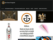 Tablet Screenshot of johngevenfotografie.nl